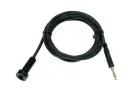 ETS - ML1-FE - Un-Pre-Amplified, Compact, Panel Mount, Tamper Resistant, Weather Proof, Omni-Microphone, 6' 3.5mm Cord