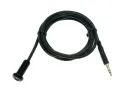ETS - ML1-HS - Un-Pre-Amplified, Compact, Panel Mount, Tamper Resistant, Weather Proof, Omni-Microphone, 6' 3.5mm Cord