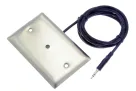 ETS - ML1-WSS - IP55 Un-Pre-Amplified, Stainless Steel, Flush Mount, Weather Proof, Omni-directional Microphone, 6' 3.5mm Cord