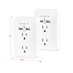 Cyber Power - MP18HO007 - 2-outlet, Wall-Tap with 2 USB Charging ports 2.1A (Shared), White