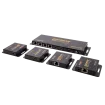 SECO-LARM - MVE-AH1E4-42NQ - 4K HDMI Splitter/Extender 1 x 4 over Cat5e/6. Extends range up to 230ft (70m) over Cat6. Connect HDMI equipment using low-cost Cat5e/6 UTP cables. HDMI over Cat5e/6 without any signal loss. Supports 4K@30Hz resolution. Sp