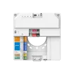 Hanwha - NHP-P100 - Powered by OnCAFE, IP Controller supporting (1) door, featuring (1) Wiegand/OSDP reader port (up to 2 OSDP Readers), (3) Supervised Inputs, up to (2) Unsupervised OSDP Flex Inputs, (1) Form-C wet relay output with dry/12VDC/24VDC 