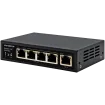 SECO-LARM - NR-P401E-TQ - Gigabit PoE Extender Using a Single Cat5e or Cat6 Cable, Extends Range by an Additional 328ft (100m), Supports 4 PoE Devices