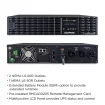 CYBERPOWER - OL3000RTXL2UHVN - 3000VA/2700W, 0.9PF, Pure Sine Wave, 2U, NEMA L6-20P, 10 ft cord, 2 NEMA L6-20R, 1 NEMA L6-30R, USB, Serial, RMCARD205 pre-installed, Relay, EPO, PowerPanel Business Edition software, 3 year warranty