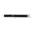 CYBERPOWER - OR1000LCDRM1U - 1000VA/600W 1U Rackmount UPS, 6 NEMA 5-15R Outlets, NEMA 5-15P Plug, 10 Ft. Cord, LCD, AVR, USB, Relay, SNMP, PowerPanel Business Software, 3 Year Warranty