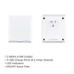 CYBERPOWER - P2WU - 2-Outlet Surge Protector with 3 USB 4.2A Type A, 500 Joules, Wall Tap, White, $50,000 CEG
