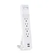 Cyber Power - P406U - Surge 4 Outlets 6 FT Cord 2 USB A