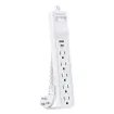 Cyber Power - P504UC - 5-Outlet Surge Suppressor - 4 FT Cord 1 USB A 1 USB C