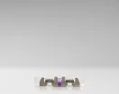 Jonard - PAB-CP - Picabond Connector, Purple, (Box of 1000)