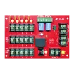 SECO-LARM - PD-5PAQ - Power Distribution module with power failure supervision. 5 Outputs, 1.1A each, PTC Fuses, 5 Amp. Use with SECO-LARM Access Control Power Supply (EAP-5D1Q).