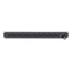 Cyber Power - PDU15B2F10R - 15A (Derated to 12A), 120 V, 50Hz/60Hz, NEMA 5-15P plug, 12 NEMA 5-15R, 1U Rackmount, 15 ft Cord