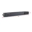 Cyber Power - PDU15B2F8R - 15A (Derated to 12A), 120 V, 50Hz/60Hz, NEMA 5-15P plug, 10 NEMA 5-15R, 1U Rackmount, 15 ft Cord