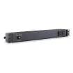 Cyber Power - PDU15B2F8R - 15A (Derated to 12A), 120 V, 50Hz/60Hz, NEMA 5-15P plug, 10 NEMA 5-15R, 1U Rackmount, 15 ft Cord