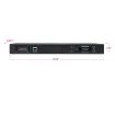 Cyber Power - PDU20MHVT10AT - 20A (Derated to 16A), 100 - 120 V, 2 x NEMA L6-20P plug, 10 rear, 10 IEC-320 (8) C13 / (2) C19 Outlets, 1U Rackmount, 10 ft cord