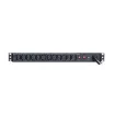 Cyber Power - PDU30BHVT12R - 30A (Derated to 24A), 200 - 230 V, 50Hz/60Hz, NEMA L6-30P plug, 12 IEC-320 C13, 1U Rackmount
