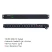 Cyber Power - PDU30BHVT12R - 30A (Derated to 24A), 200 - 230 V, 50Hz/60Hz, NEMA L6-30P plug, 12 IEC-320 C13, 1U Rackmount