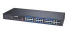 Vivotek - AW-FGT-260P-370 - Unmngd 16-Port 802.3at POE 10/100Mbps Sw 2-Port Uplink