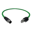ACTi - PIOC-0400 - M12 to RJ-45 Converter Cable
