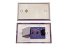 ETS - PM1-TR - Flush Mount Tamper Resistant Stainless Steel. For Use with Professional Audio Mixers. 48Vdc, MIC LEVEL OUTPUT!