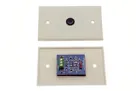 ETS - PM1 - Flush Mount Microphone for Use with Professional Audio Mixers. 48Vdc, MIC LEVEL OUTPUT!
