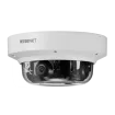 Hanwha - PNM-9084QZ1 - Wisenet P series network vandal outdoor Multi-sensor Multi-Directional dome camera, (2MP X 4 sensors) 8MP @ 60fps, motorized vari-focal lens 2x (3.0~6.0mm) (107°~56.3°), PTRZ (Pan/Tilt/Rotate/Zoom) remote adjustment, triple cod
