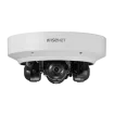 Hanwha - PNM-9084QZ1 - Wisenet P series network vandal outdoor Multi-sensor Multi-Directional dome camera, (2MP X 4 sensors) 8MP @ 60fps, motorized vari-focal lens 2x (3.0~6.0mm) (107°~56.3°), PTRZ (Pan/Tilt/Rotate/Zoom) remote adjustment, triple cod