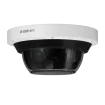 Hanwha - PNM-9085RQZ1 - Wisenet P series network vandal outdoor Multi-sensor Multi-Directional dome camera, 5MP x 4ch multi-directional camera, Motorized PTRZ support, Max. 30fps@5MP(H.265, H.264), 4.13~9.4mm(2.3x) motorized varifocal lens, IR viewab