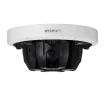 Hanwha - PNM-9085RQZ1 - Wisenet P series network vandal outdoor Multi-sensor Multi-Directional dome camera, 5MP x 4ch multi-directional camera, Motorized PTRZ support, Max. 30fps@5MP(H.265, H.264), 4.13~9.4mm(2.3x) motorized varifocal lens, IR viewab