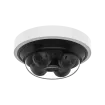 Hanwha - PNM-C16013RVQ - Wisenet P series network vandal outdoor mini Multi-Directional camera 4CH x 4MP @ 15FPS, Fix Lens 3.19mm (FoV H: 97°, V: 54°), triple codec H.265/H.264/MJPEG, 120dB WDR; IR viewable length 20m (65.6ft), USB port for easy inst
