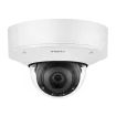 Hanwha - PNV-A9081R - 4K Network AI IR Vandal Dome Camera, Max. 4K resolution @ 30FPS, 0.05Lux@F1.6 (Color), 0Lux (B/W, IR LED on), Day & Night(ICR), 4.5~10mm(2.2x) motorized varifocal lens, WDR(120dB) H.265, H.264, MJPEG codec, WiseStreamⅡ, WiseStre