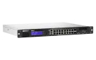 QNAP - QGD-1600-4G-US - QNAP 16-port 1GbE Switch with 2 RJ45 and SFP+ Combo port with Intel Celeron J411 Processor and 4GB DDR4 RAM