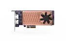 QNAP - QM2-2P2G2T - QM2 Series, 2 x PCIe 2280 M.2 SSD Slots, PCIe Gen3 x 4 , 2 x  Intel I225LM 2.5GbE NBASE-T port
