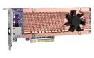 QNAP - QM2-2P410G1T - QM2 series, 2 x PCIe 2280 M.2 SSD slots, PCIe Gen4 x 8, 1 x AQC113C 10GbE NBASE-T port 