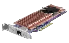 QNAP - QM2-2P410G1T - QM2 series, 2 x PCIe 2280 M.2 SSD slots, PCIe Gen4 x 8, 1 x AQC113C 10GbE NBASE-T port 