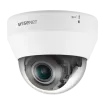 Hanwha - QND-6082R1 - Wisenet Q network indoor dome camera, 2MP @ 30fps, motorized vari-focal lens 3.1x (3.2 ~ 10.0mm) (109°~33°), triple codec H.265/H.264/MJPEG with Wisestream II, 120dB WDR, IR LEDs range 98', defocus detection, hallway View, no au