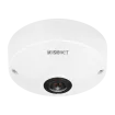 Hanwha - QNF-9010 - Wisenet Q series network Indoor fisheye dome camera, 12MP CMOS sensor, max resolution 3008x3008 @ 30fps, triple codec H.265/H.264/MJPEG with WiseStream II technology, WDR 120dB, business analytics (heatmap and people counting), bu