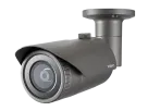 Hanwha - QNO-7012R - Wisenet Q network outdoor vandal bullet camera, 4MP @30fps, 2.8mm fixed focal lens (107°), triple codec H.265/H.264/MJPEG with Wisestream II, 120dB WDR, IR LEDs range 65', motion detection, tampering, defocus detection, hallway V
