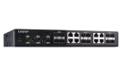 QNAP - QSW-1208-8C-US - QNAP QSW-1208-8C 12-Port Unmanaged 10GbE Switch. Twelve 10GbE SFP+ Ports with Shared Eight 10GBASE-T Ports