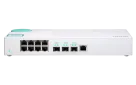 QNAP - QSW-308-1C-US - QNAP QSW-308-1C 8-Port unmanage 1GbE switch. Eight 1GbE NBASE-T ports