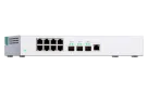 QNAP - QSW-308-1C-US - QNAP QSW-308-1C 8-Port unmanage 1GbE switch. Eight 1GbE NBASE-T ports
