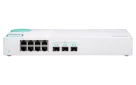 QNAP - QSW-308S-US - QNAP QSW-308S 3-port 10GbE SFP+ and 8-port Gigabit Unmanaged Switch