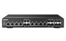 QNAP - QSW-IM1200-8C-US - Rackmount Switch, Management Switch, 12 port of 10GbE Port Speed, 4 10GbE SFP+ port, 8 Port