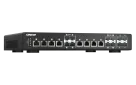 QNAP - QSW-IM1200-8C-US - Rackmount Switch, Management Switch, 12 port of 10GbE Port Speed, 4 10GbE SFP+ port, 8 Port