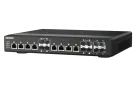 QNAP - QSW-IM1200-8C-US - Rackmount Switch, Management Switch, 12 port of 10GbE Port Speed, 4 10GbE SFP+ port, 8 Port