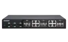 QNAP - QSW-M1208-8C-US - QNAP QSW-M1208-8C, Management Switch, 12 port of 10GbE Port Speed, 4 port SFP+, 8 port  SFP+/ NBASE-T Combo, Support for 5-speed auto Negotiation (10G/5G/2.5G/1G/100M)