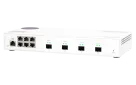 QNAP - QSW-M2106-4S-US - QNAP QSW-M408S 6-port Layer 2 managed switch. 6 x 2.5GbE (1G/100M) ports and 4 x 10G SFP+ Ports. Easy Management with Web Browser