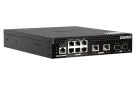 QNAP - QSW-M2106PR-2S2T-US - QNAP Half-Rackmount Switch QSW-M2106PR-2S2T-US, Management Switch, 6 port 2.5Gbps with PoE 802.3bt(90W)