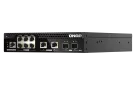QNAP - QSW-M2106PR-2S2T-US - QNAP Half-Rackmount Switch QSW-M2106PR-2S2T-US, Management Switch, 6 port 2.5Gbps with PoE 802.3bt(90W)