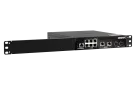 QNAP - QSW-M2106PR-2S2T-US - QNAP Half-Rackmount Switch QSW-M2106PR-2S2T-US, Management Switch, 6 port 2.5Gbps with PoE 802.3bt(90W)