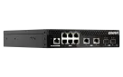 QNAP - QSW-M2106R-2S2T-US - QNAP Rackmount Switch QSW-M2106R-2S2T-US, Management Switch, 6 Port 2.5Gbps, 2 port 10Gbps SFP+, 2 port 10GbE NBASE-T (10G/5G/2.5G/1G/100M) . Easy Management with Web Browser